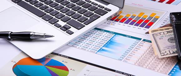 Financial papers on the table